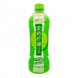 统一金桔柠檬风味饮料原味500ml/瓶