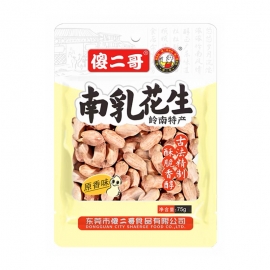 傻二哥南乳花生原香味75g/袋