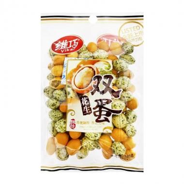 #维巧酥脆双蛋花生180g/包