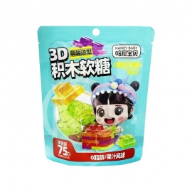 维巧哈尼宝贝3D积木造型软...