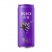 RIO锐澳微醺3度葡萄白兰地味鸡尾酒330ml/罐