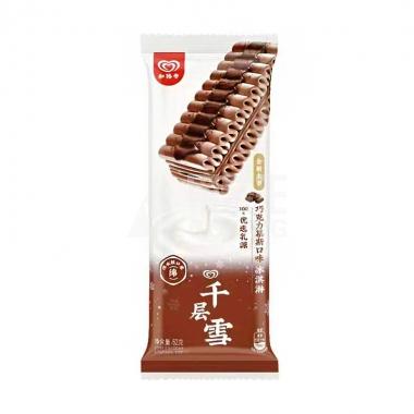千层雪棒巧克力慕斯口味冰淇淋单支装62G