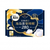 高洁丝海岛奢宠纯棉280mm6片**/包