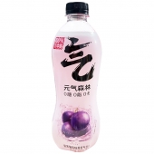 元气森林夏黑葡萄味苏打气泡水480ml/瓶