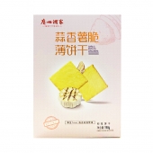 广州酒家蒜香薯脆薄饼干198g/盒