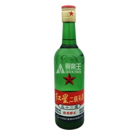 红星二锅头52度500ml/支