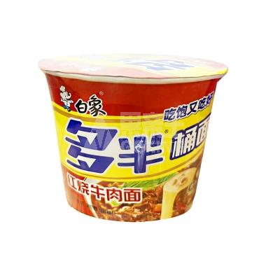 白象大骨多半桶面红烧牛肉面136g**/桶