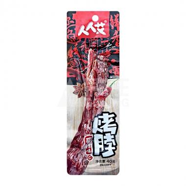 人人艾烤鸭脖爽辣味40g**/条