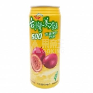 (台湾)美馔百香果汁饮料490ml**/罐
