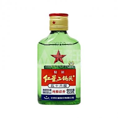 红星二锅头56度小瓶100ml/瓶