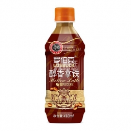 罗伯克醇香拿铁咖啡饮料410ml/瓶