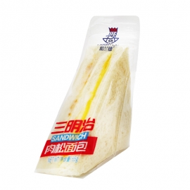 哈兰德肉松三明治面包65g...