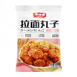 神味客拉面丸子火鸡味25g...