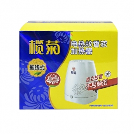（特价，不退换）榄菊拖线式电热蚊香液加热器**/盒