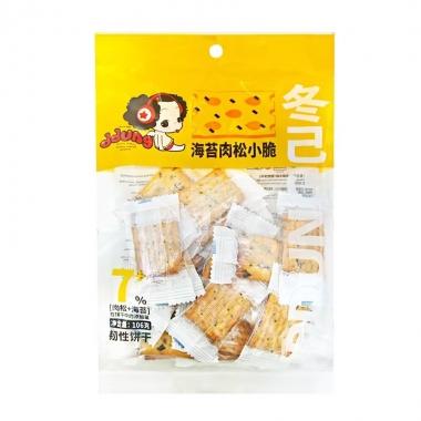 冬己海苔肉松小脆（韧性饼干）106g**/袋