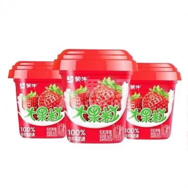 21天 蒙牛大果粒草莓