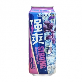 RIO锐澳强爽8度鸡尾酒葡萄味500ml/罐