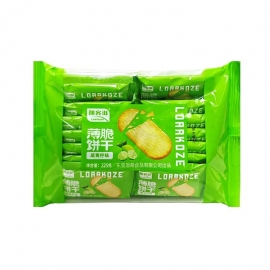 朗客滋咸青柠味薄脆饼干225g/盒