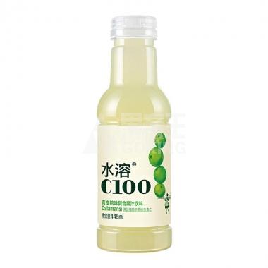 农夫山泉水溶C100青皮橘味445ml/瓶