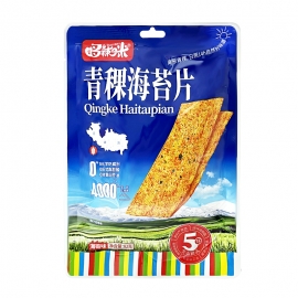 哆辣咪青稞海苔片海苔味82g**/包