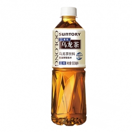 三得利无糖乌龙茶500ml/瓶