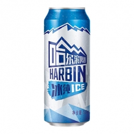 (佛山)哈尔滨啤酒冰纯罐装...