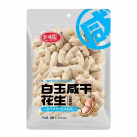 农味园白玉咸干花生200g...