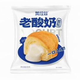 莫拉菲老酸奶味面包85g120天/包