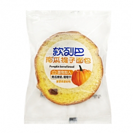 长乐香村软列巴南瓜子提子面包90g120天/包