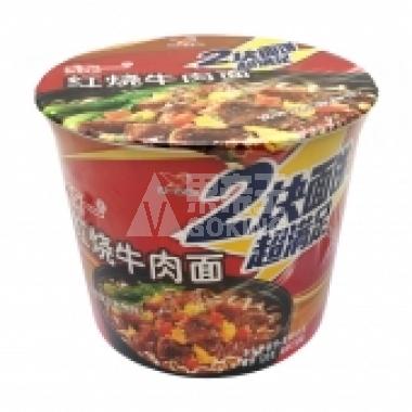 统一来一桶（大桶）2块面饼红烧味145g/桶