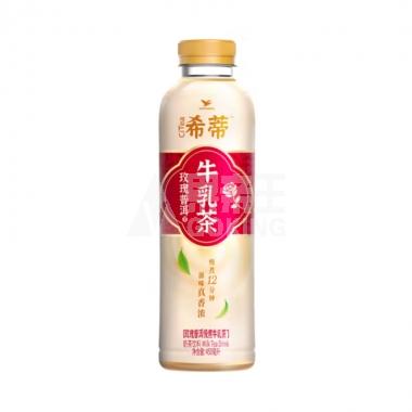 统一希蒂玫瑰奶茶450ml/瓶