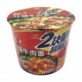 统一来一桶（大桶）2块面饼红烧味145g/桶