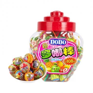 徐福记DODO棒棒糖罐装/支