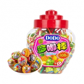 徐福记DODO棒棒糖罐装/支