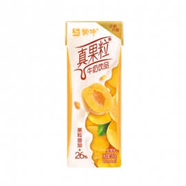 （4月）蒙牛真果粒黄桃味250ml/盒