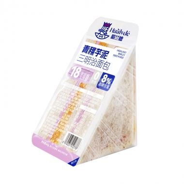 哈兰德青稞芋泥三明治锁鲜盒65g/包