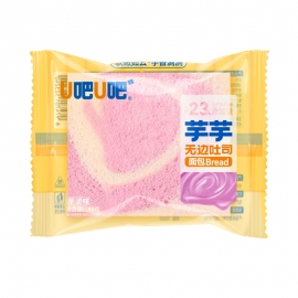 U吧U吧芋芋无边吐司面包香芋味80g/包