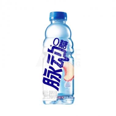 达能脉动0糖白桃口味600ml/瓶