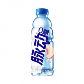 达能脉动0糖白桃口味600ml/瓶
