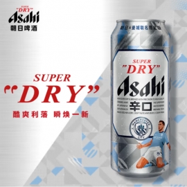 朝日超爽生啤500ml/罐