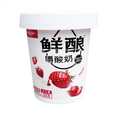 180天 鲜酿嚼酸奶草莓味300g