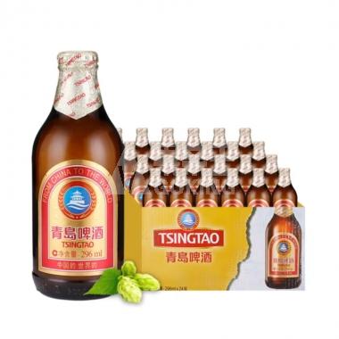 青岛棕金啤酒瓶装296ml/瓶