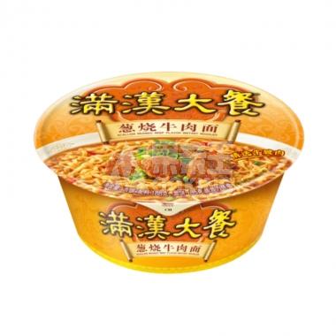 统一满汉大餐（葱烧）牛肉面188g/碗