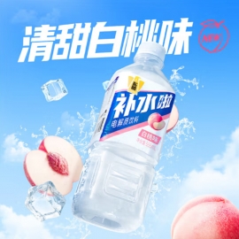 东鹏补水啦白桃味电解质饮料555ml/瓶