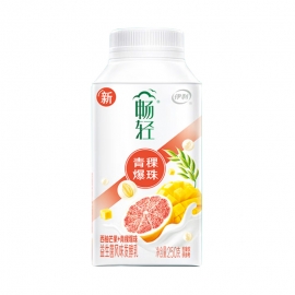 24天 伊利畅轻利乐冠250g西柚芒果青稞爆珠风味发酵乳