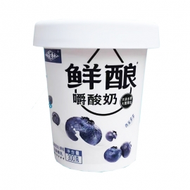 180天 鲜酿嚼酸奶蓝莓味300g