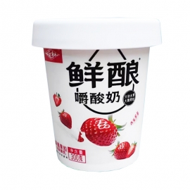 180天 鲜酿嚼酸奶草莓味300g