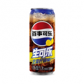 百事可乐无糖生可乐柠檬味330ml/罐