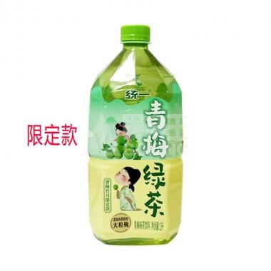 统一青梅绿茶1L/瓶
