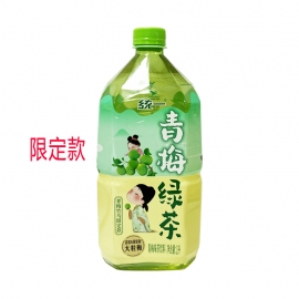 统一青梅绿茶1L/瓶